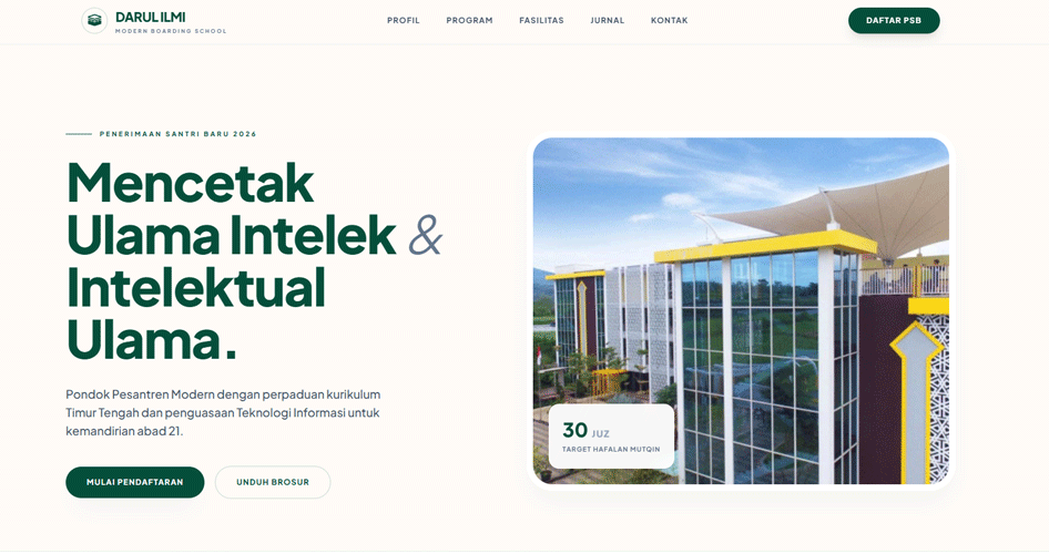 Darul Ilmi Modern Boarding